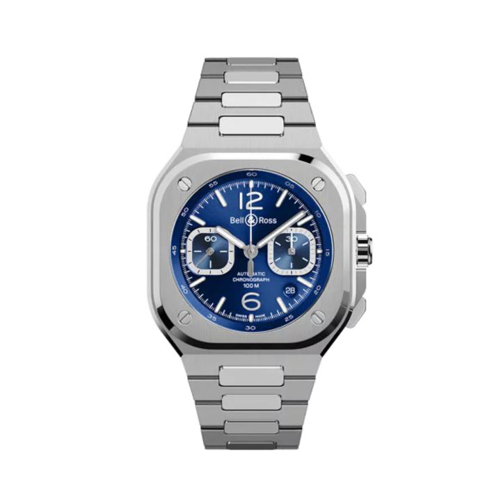 BR 05 Blue Steel Automatic Chronograph 42MM Watch