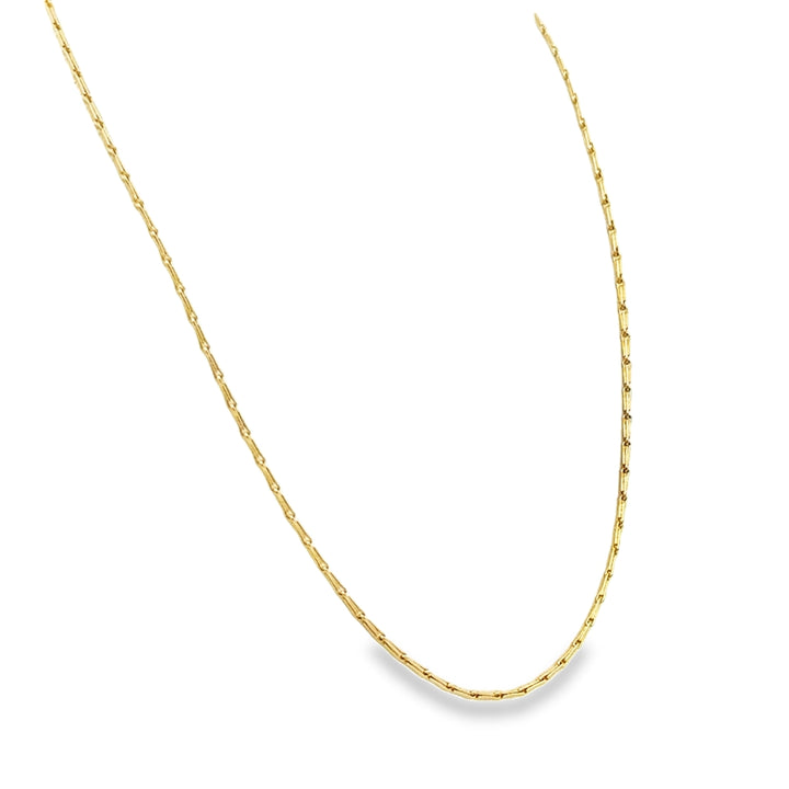 14K Yellow Gold 24" Granada Link Chain