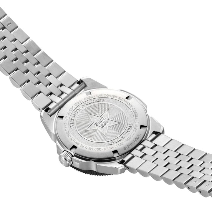 Pacific Diver Ripple Black Quartz 39MM Watch