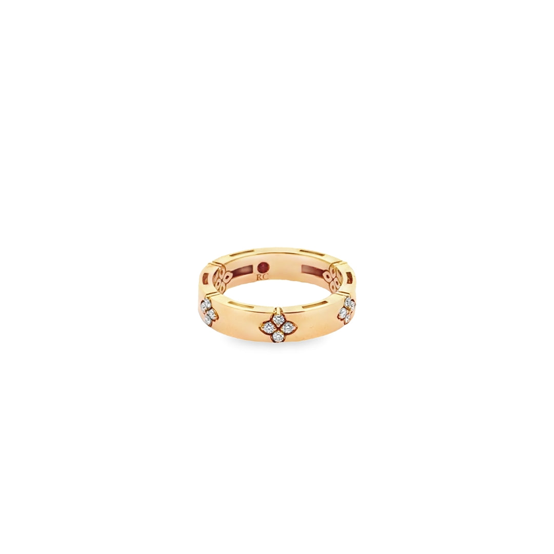 18K Rose Gold Diamond Love in Verona Slim Ring