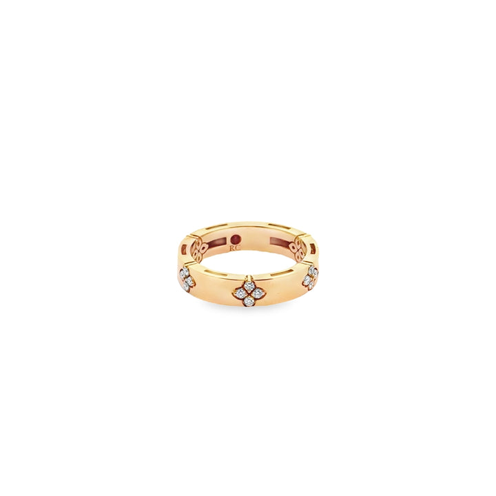 18K Rose Gold Diamond Love in Verona Slim Ring