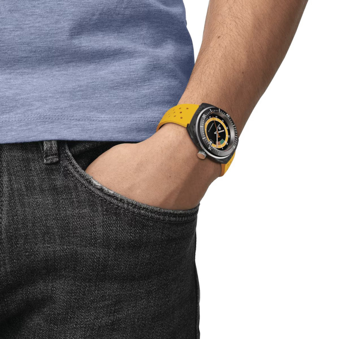 Sideral S Powermatic 80 Yellow Automatic 41MM Watch