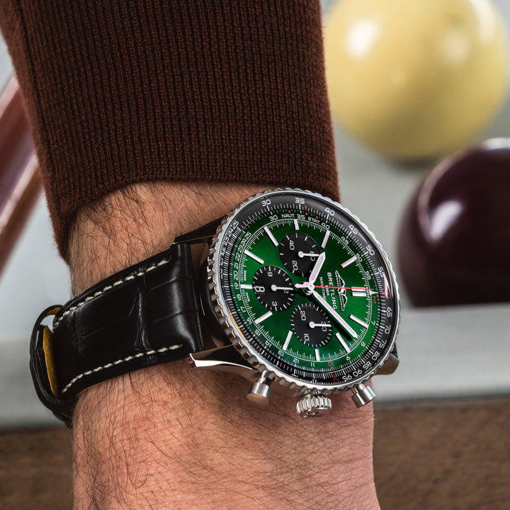 Navitimer B01 Green Automatic Chronograph 46MM Watch