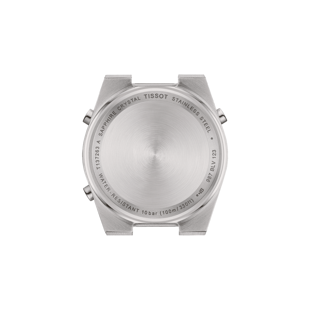 PRX Silver Black Digital Quartz 35MM Watch