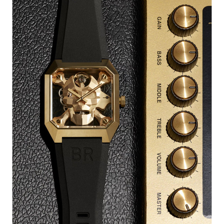 BR 01 Cyber Skull Bronze Mechanic 45MM Watch