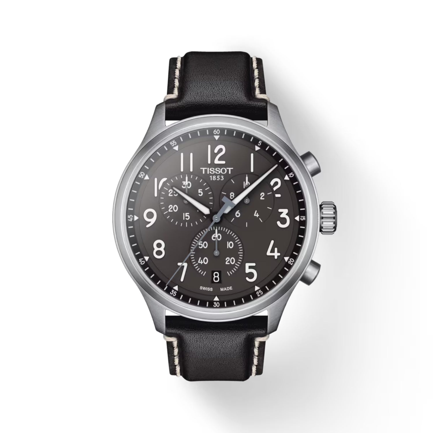 Chrono XL Black Quartz Chronograph 45MM Watch – Ganem Jewelers