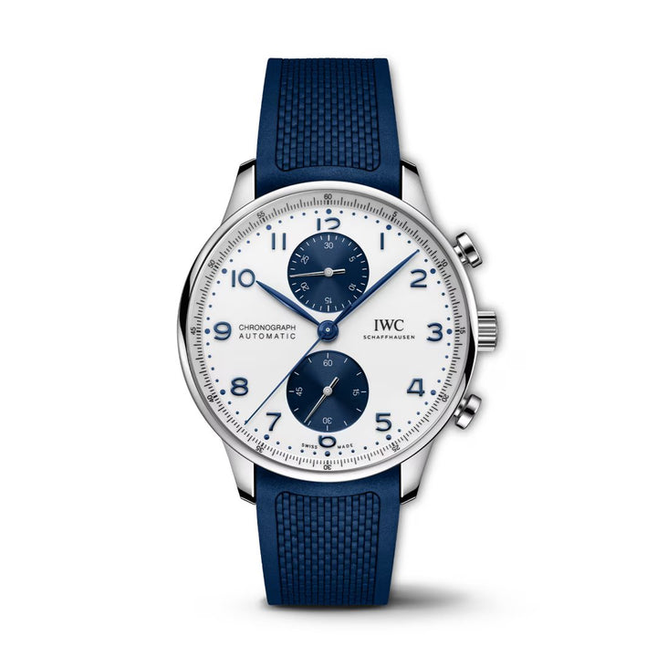 Portugieser White & Blue Automatic Chronograph 41MM Watch