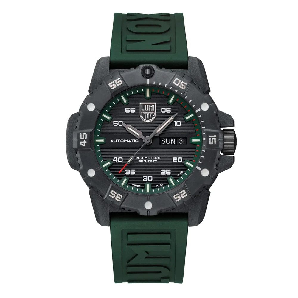 Master Carbon SEAL Black Green Automatic 45MM Watch