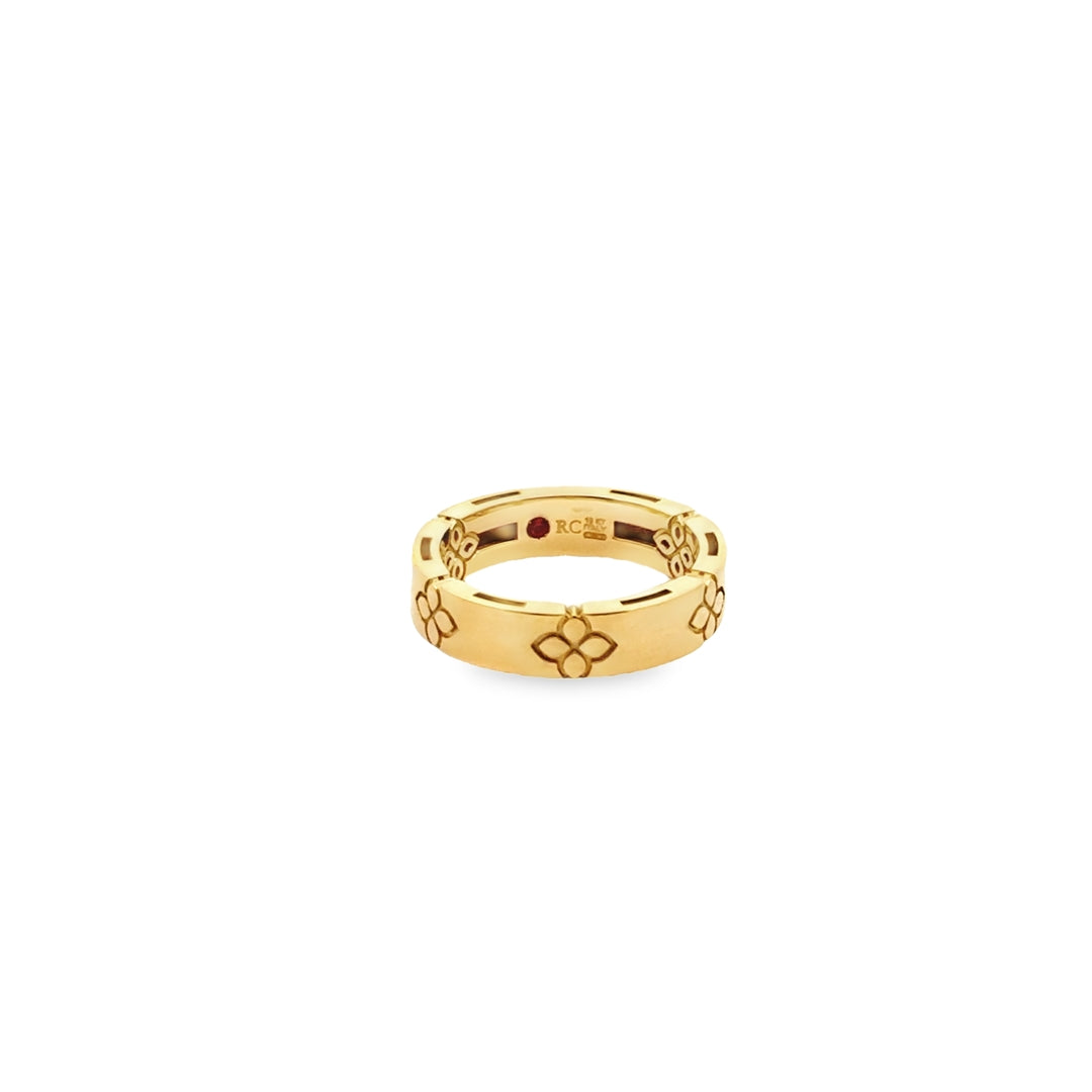 18K Yellow Gold Love in Verona Band