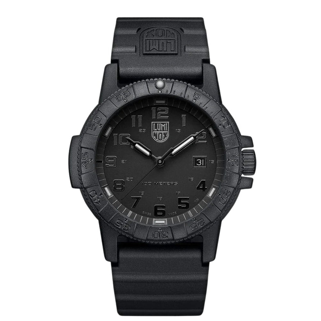 Leatherback SEA Turtle Giant Black Quartz 44MM Watch
