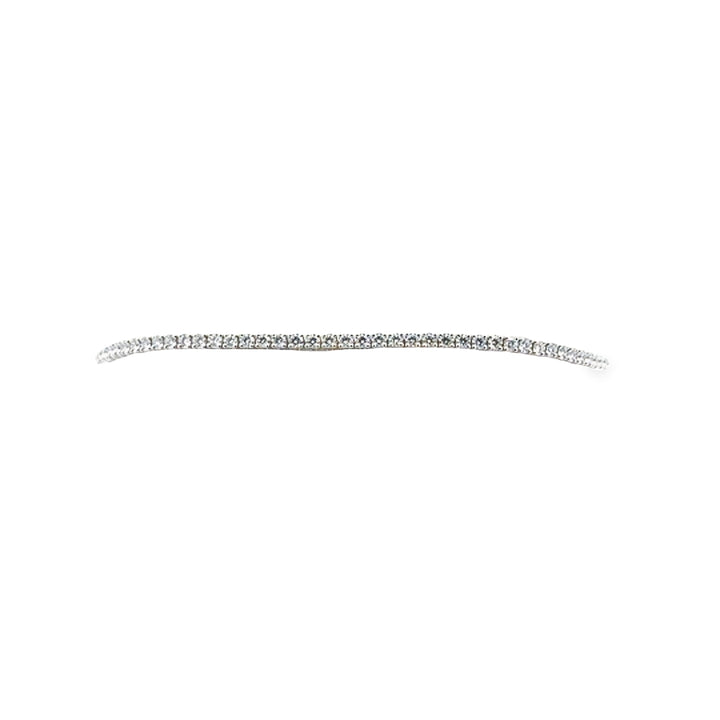 18K White Gold Diamond Tennis Bracelet