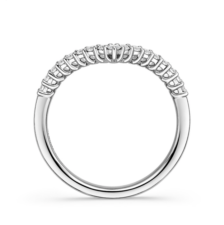 18K White Gold Diamond Identity V Ring (Small)
