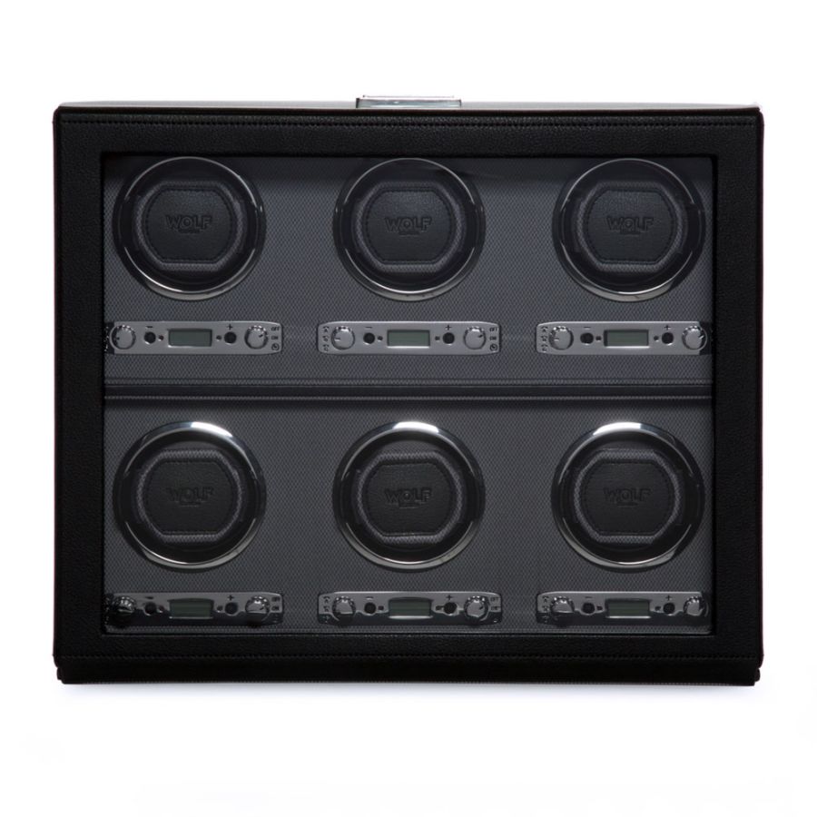 Viceroy 6 Piece Watch Winder in Black