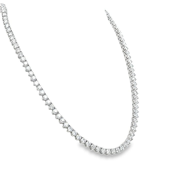 Platinum Diamond Tennis Necklace