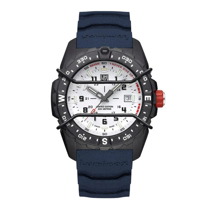 Bear Grylls Survival Mountain White Blue Quartz 43MM Watch