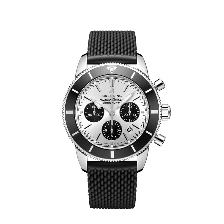 Superocean Herritage B01 Silver Automatic Chronograph 44MM Watch