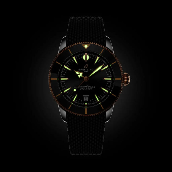 Superocean Heritage Black Automatic Date 42MM Watch