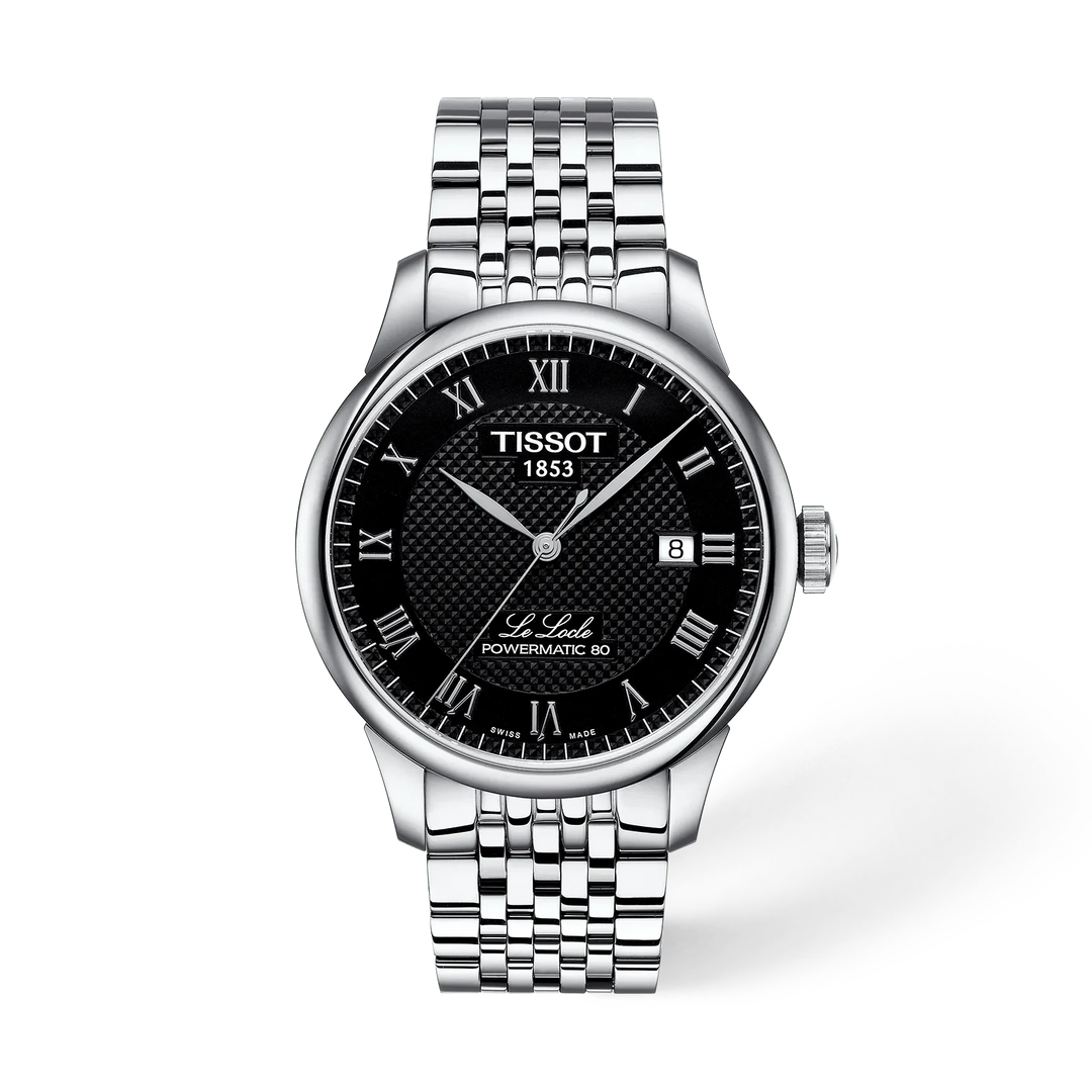 Le Locle Black Automatic 39.3MM Watch