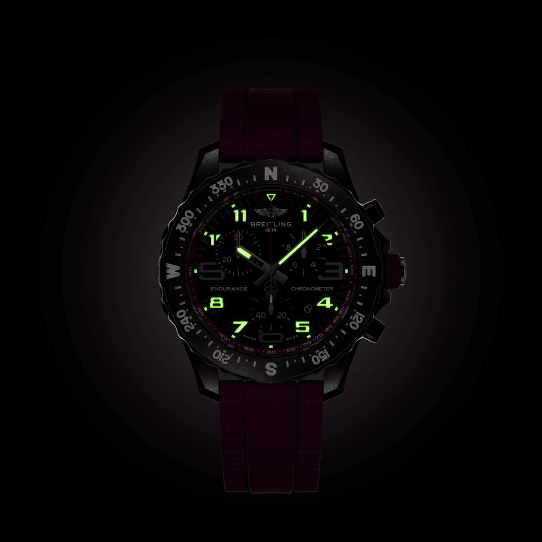 Endurance Pro Purple Quartz Chronograph 38MM Watch