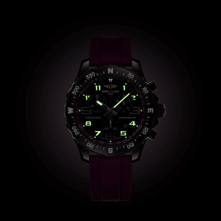 Endurance Pro Purple Quartz Chronograph 38MM Watch