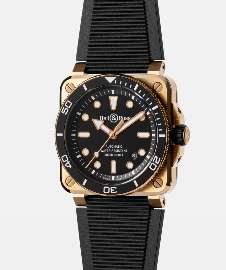BR 03A Bronze Black Diver Automatic 42MM Watch