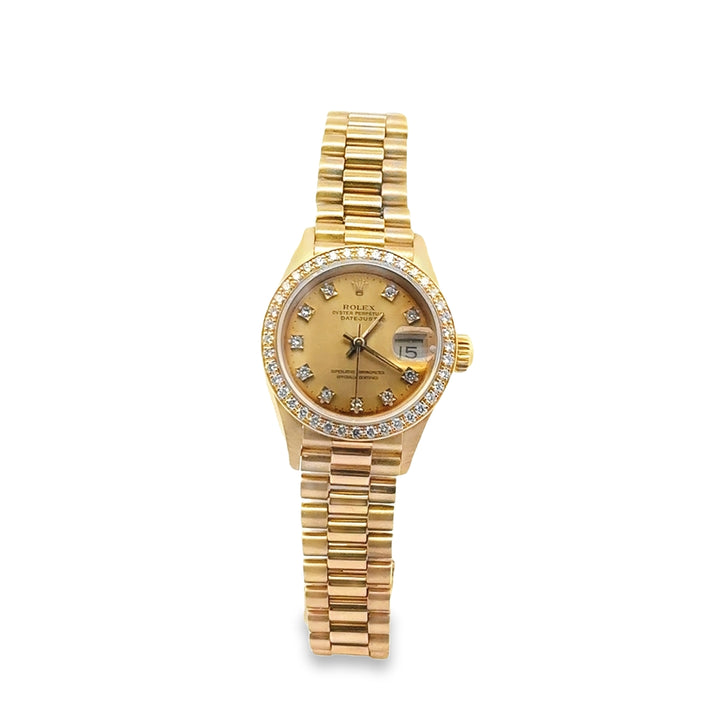 Pre-Owned 18K Yellow Gold Datejust Automatic 26MM Watch