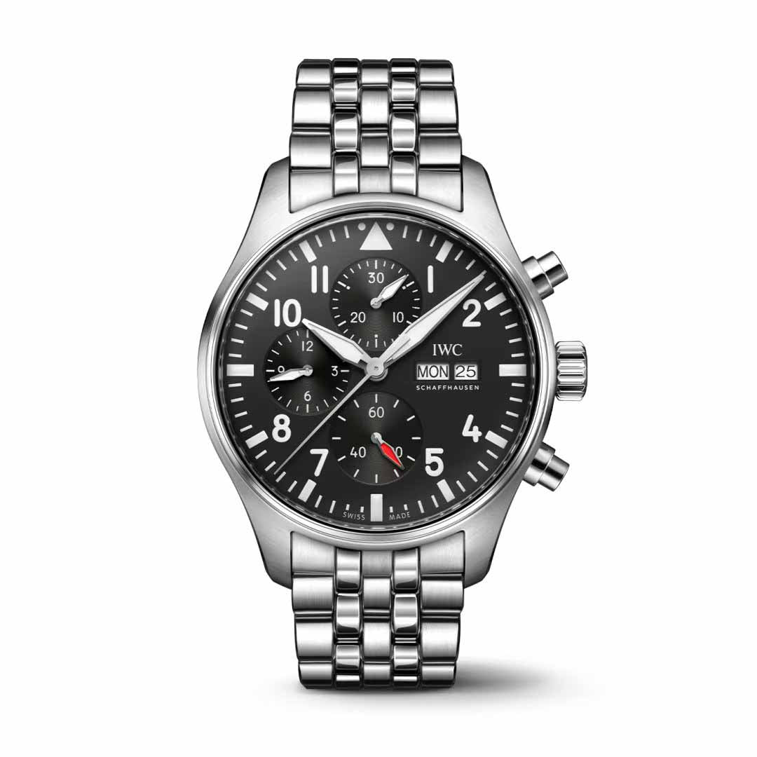 Pilot's Black Automatic Chronograph 43MM Watch