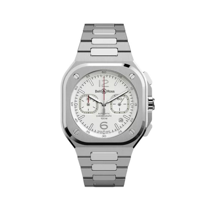 BR 05 White Hawk Automatic Chronograph 42MM Watch