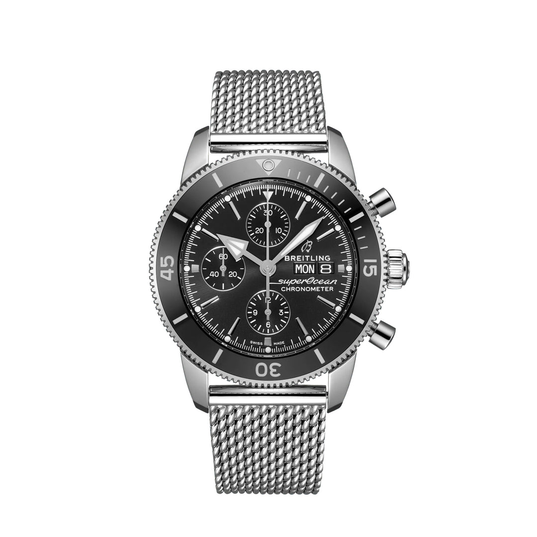 Superocean Herritage Black Automatic Chronograph 44MM Watch