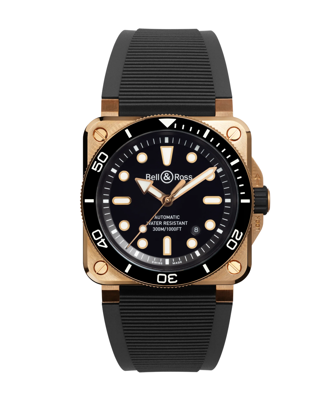 BR 03A Bronze Black Diver Automatic 42MM Watch