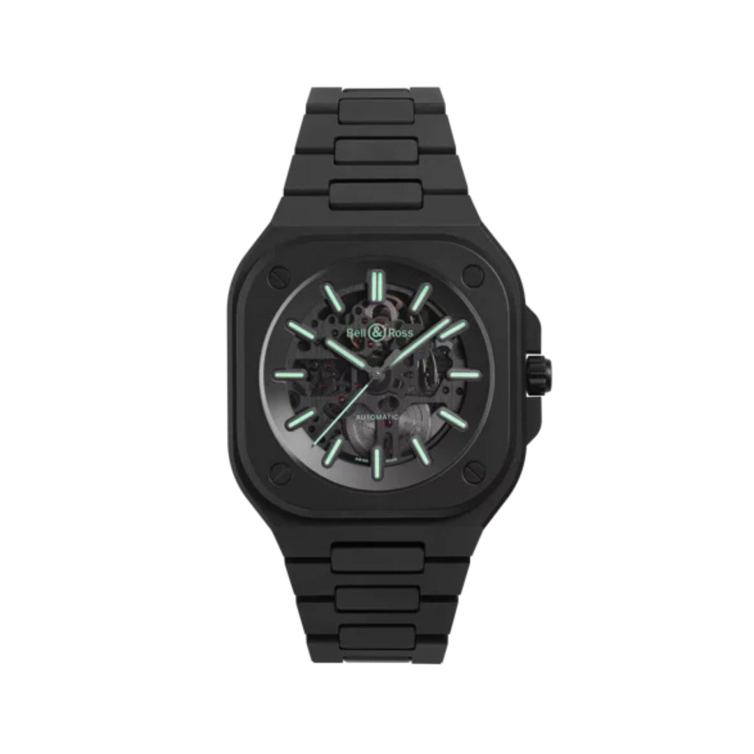 BR 05 Skeleton Black Lum Ceramic Automatic 41MM Watch