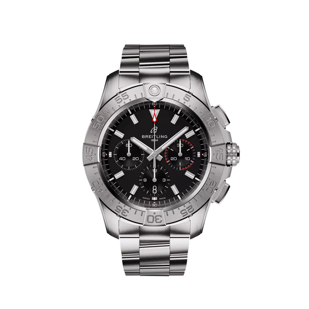 Avenger B01 Black Automatic Chronograph 44MM Watch