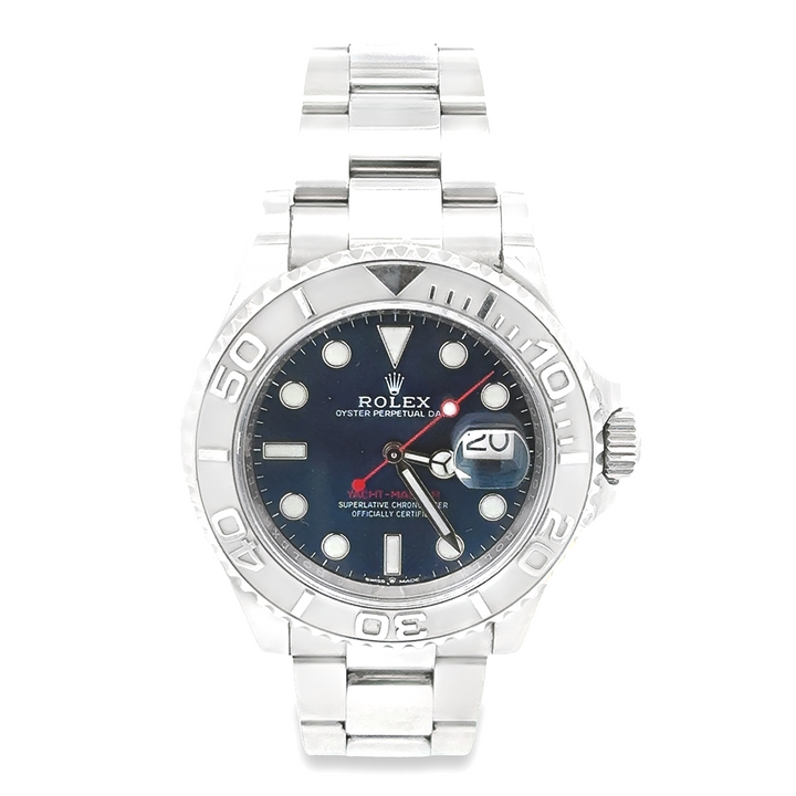 Pre-Owned Rolex Yact-Master Blue Automatic 40MM Watch