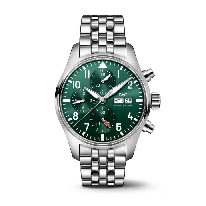 Pilot's Green Automatic Chronograph 41MM Watch