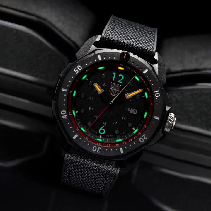 ICE-SAR Artic Outdoor Black Red Quartz 46MM Watch