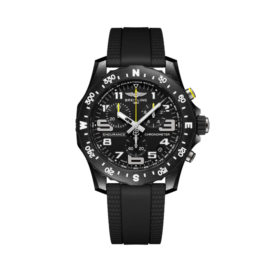 Endurance Pro Black Quartz Chronograph 44MM Watch