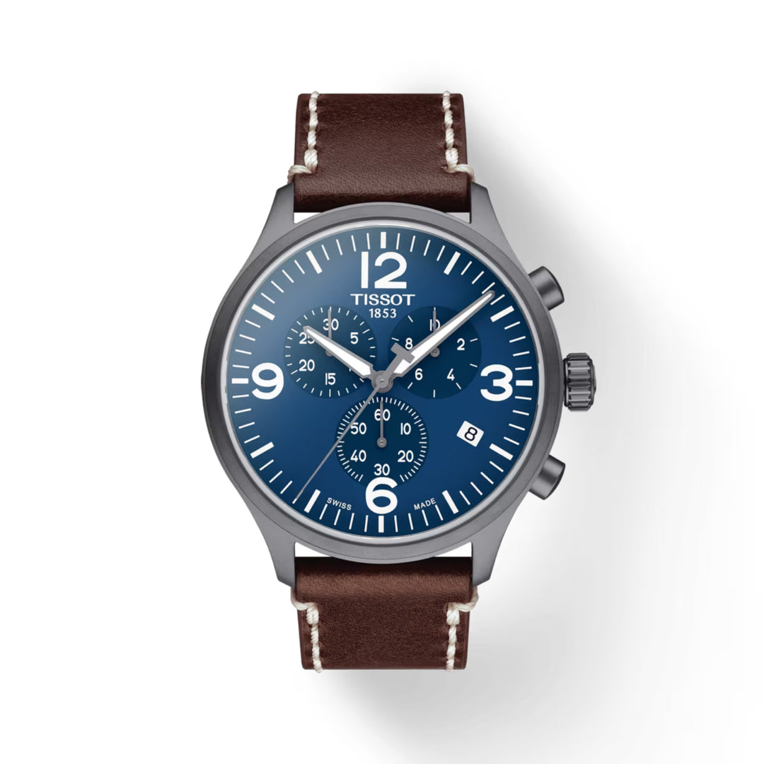 Chrono XL Blue Quartz Chronograph 45MM Watch