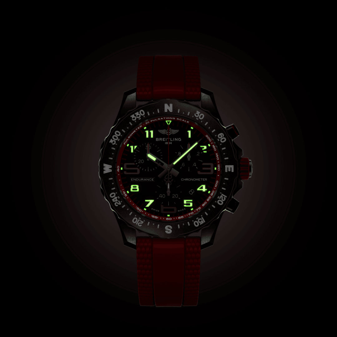 Endurance Pro Red Quartz Chronograph 38MM Watch