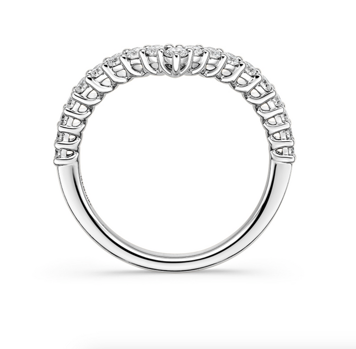 18K White Gold Diamond Identity V Ring (Medium)