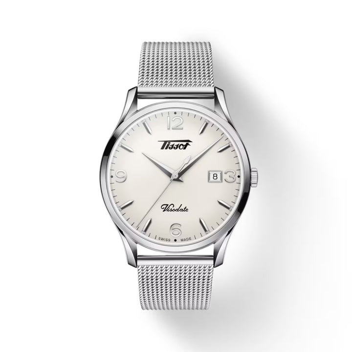 Herritage Visodate White Quartz 40MM Watch