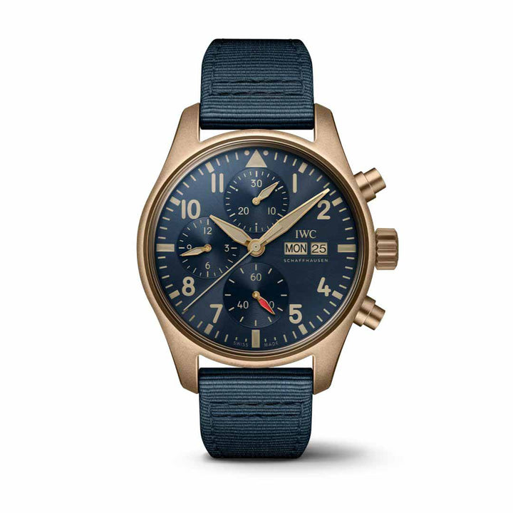 Pilot's Bronze Blue Automatic Chronograph 41MM Watch