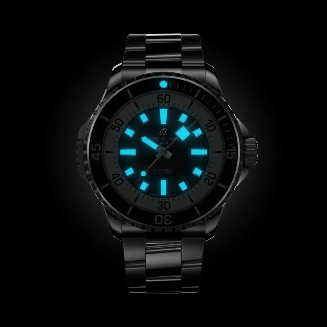 Superocean Black Automatic 46MM Watch