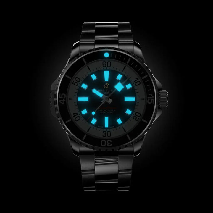Superocean Black Automatic 46MM Watch