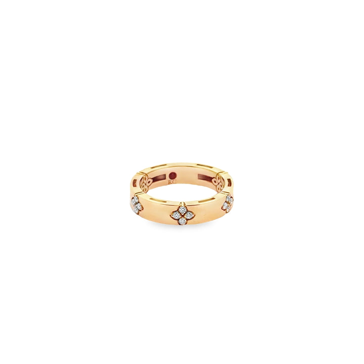 18K Rose Gold Diamond Love in Verona Slim Ring