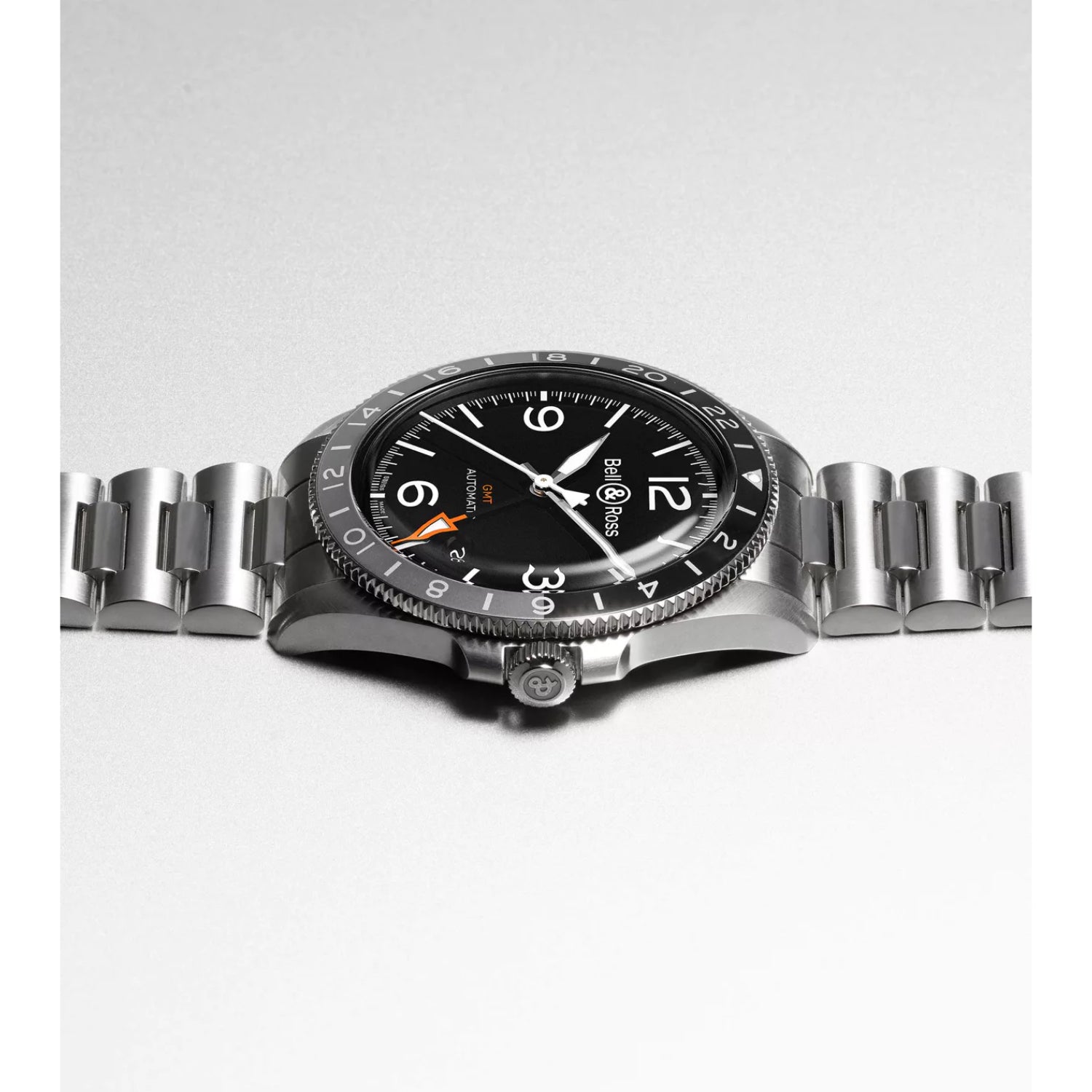BR V2-93 GMT Black Automatic 41MM Watch – Ganem Jewelers