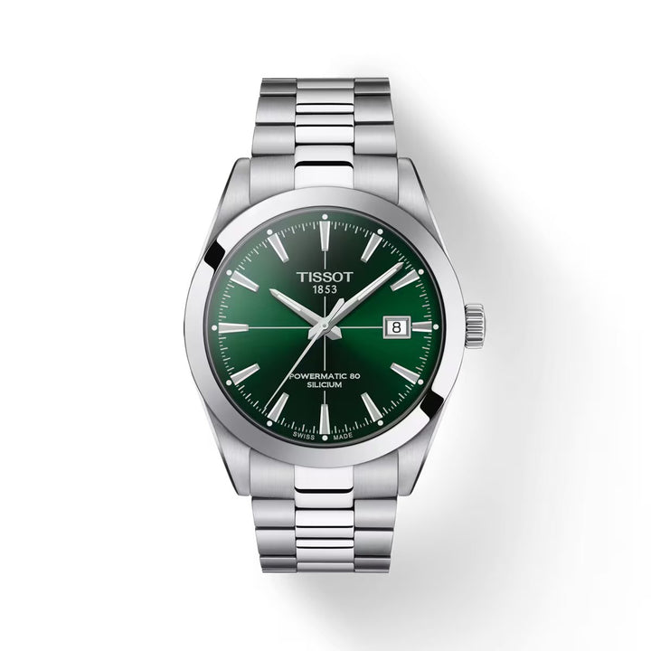 Gentleman Powermatic 80 Silicium Date Green Automatic 40MM Watch