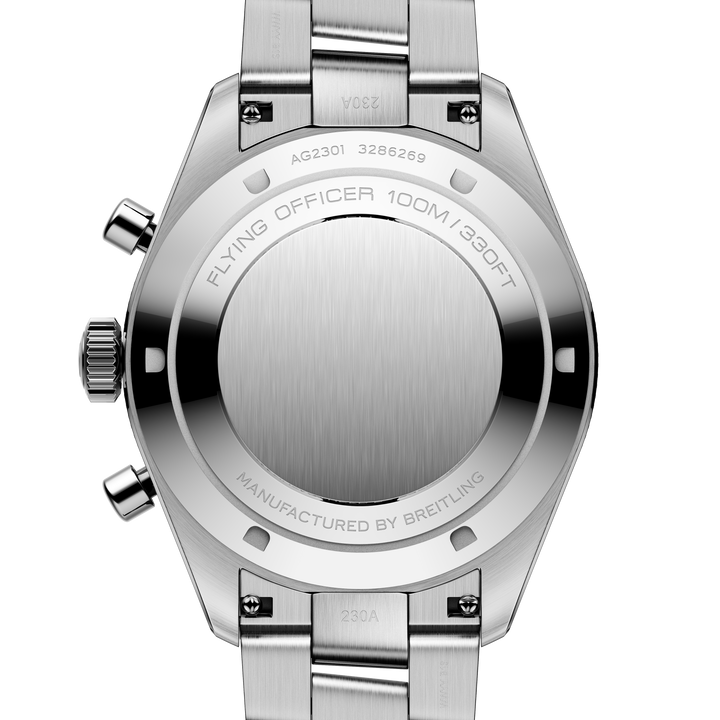 Flying Officer Black Automatic Chronograph 40MM Watch