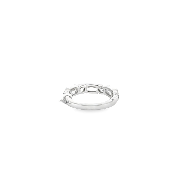 18K White Gold Diamond Multi-Shape Band