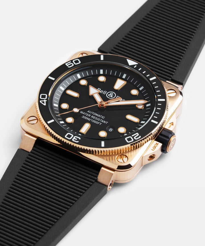 BR 03A Bronze Black Diver Automatic 42MM Watch