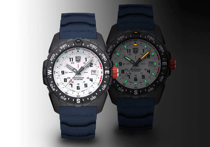 Bear Grylls Survival Mountain White Blue Quartz 43MM Watch